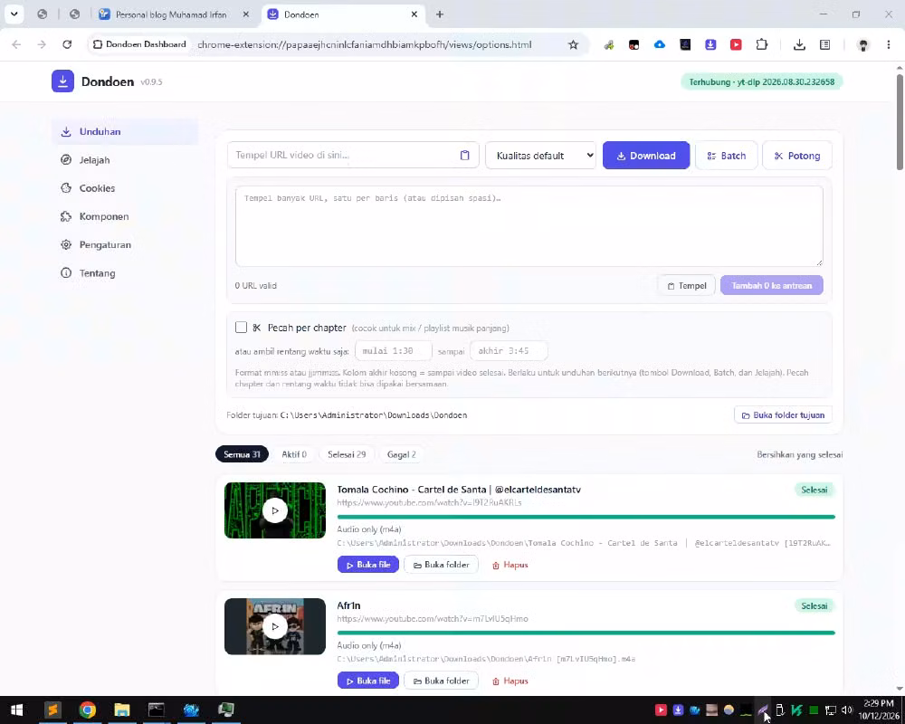 Aplikasi Dondoen, Mempermudah pengunduhan media dari berbagai platform