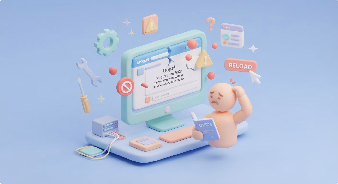 Mau Pasang Komentar Disqus Malah Error, Begini Cara Mengatasinya
